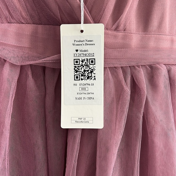 Ever Pretty Elegant Layered Tulle Dress in Mauve Size 12 - Picture 8 of 9